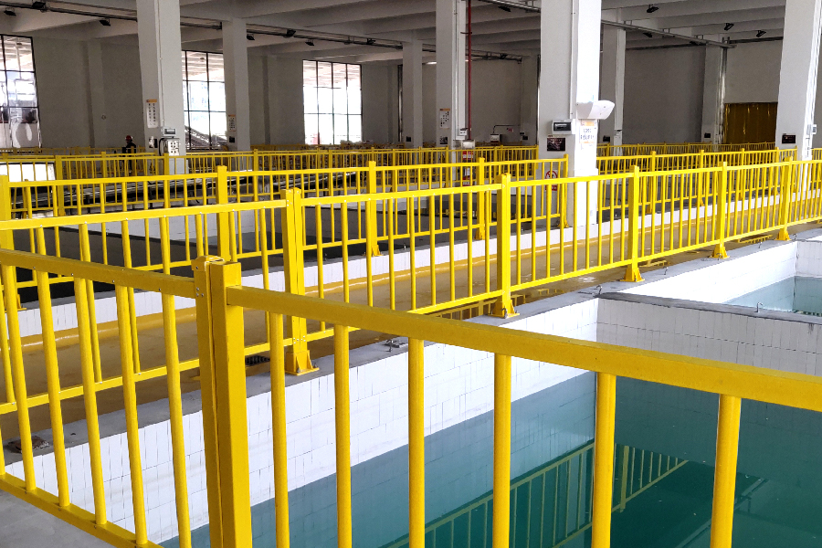 FRP chemical fence